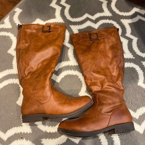 Cognac Riding Boots